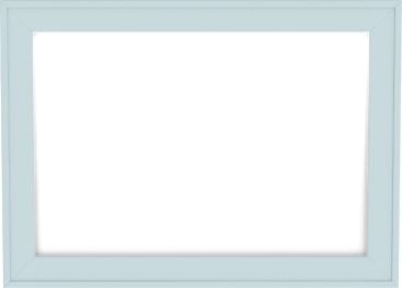 Solid wood Vineyard Landscape Mirror in paint color Clear Water.