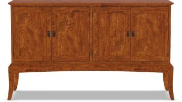 Sabin Four Door Server made in solid cherry wood