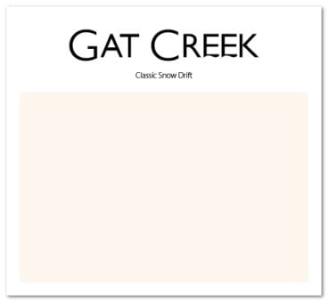 Classic Snow Drift Finish Card