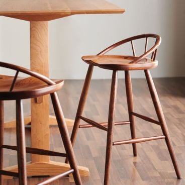 Handmade bar stool top