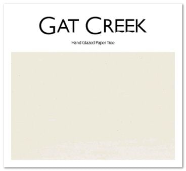 Hand-Glazed Paper Tree Finish Card