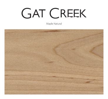 Maple Natural Finish Card