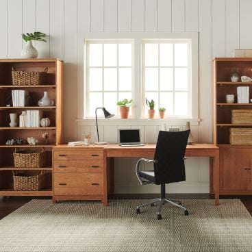 Real wood office shop furniture