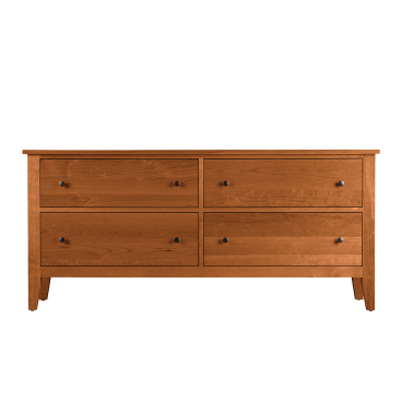 A real wood dresser made from Appalachian cherry hardwood, designed with clean lines, durable construction, and heirloom-quality craftsmanship.
