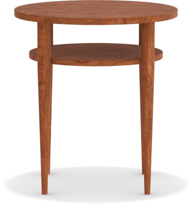 Hancock Nightstand made with cherry wood in stain color Caramel.