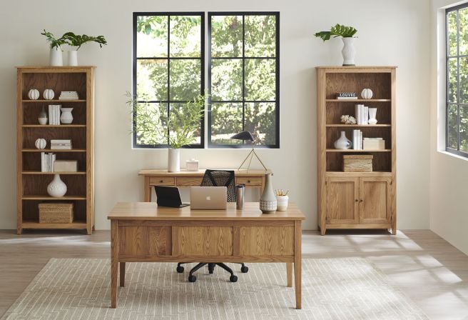 Solid Ash Wood Atticus Desk