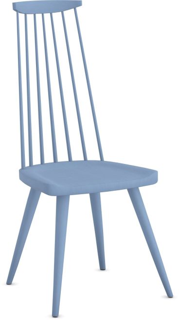 Maya Chair hand glazed in color Blue Moon.