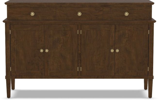 real hardwood dining room storage furniture with four doors and three drawers