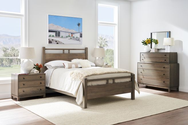 cool gray real wood bedroom furniture