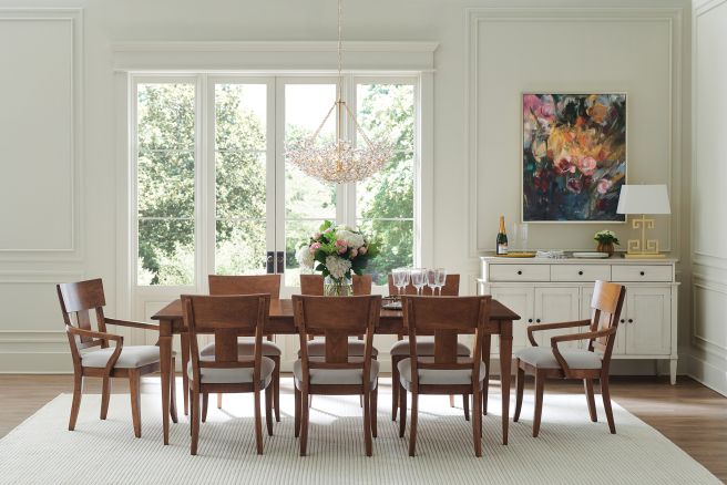 hardwood dining room furniture